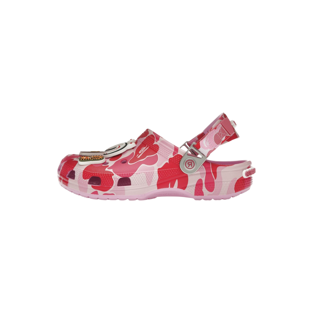 BAPE x Crocs Classic Clog 'ABC Camo - Pink'