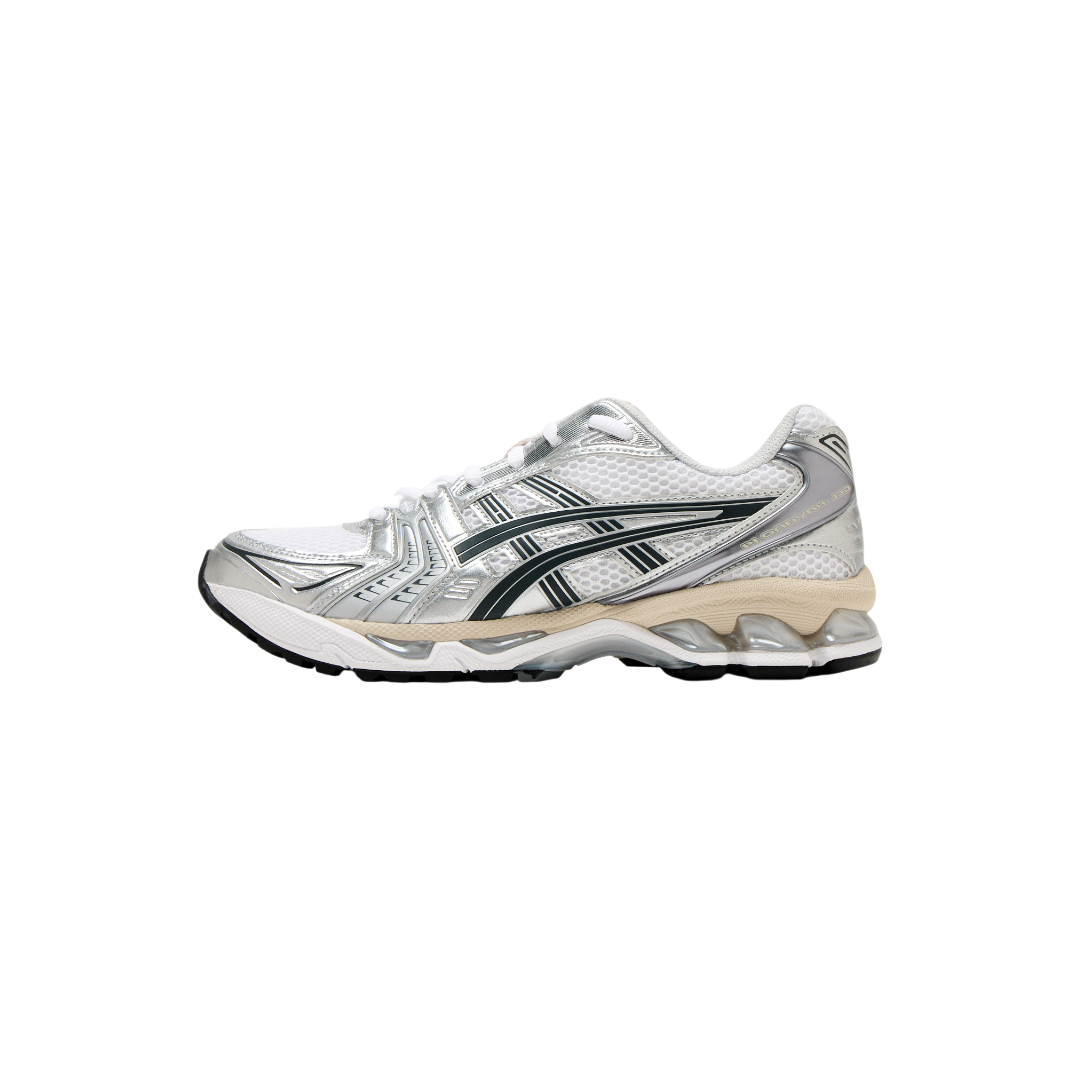 Asics Gel Kayano 14 x JJJJound Metallic Silver Black