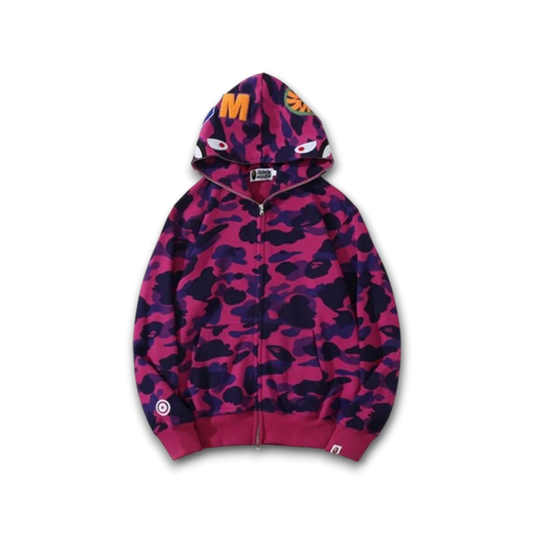 Bape Hoodie Fshion Camo Shark Jackets Bathing Ape