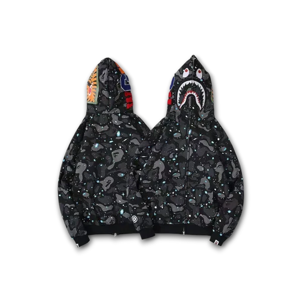 Camo Hoodie Bape Shark Galaxy Hoodie BAPE®