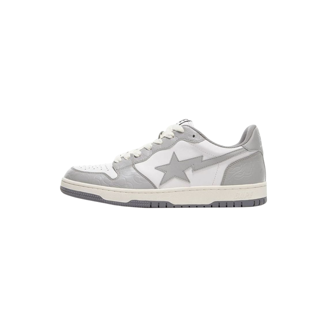 A Bathing Ape-Court Sta Low 'White Gray