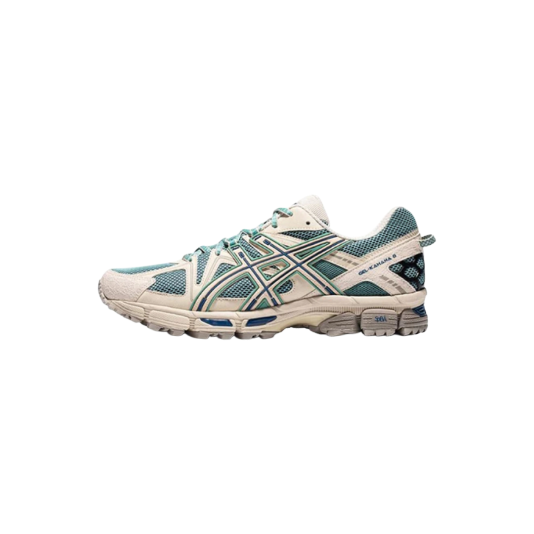 Unisex Gel Kahana 8 Skees Khaki Blue Sneakers Asics