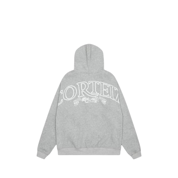 corteiz zip up grey