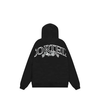 corteiz zip up black