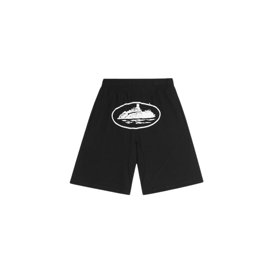 Corteiz OG Alcatraz Shorts Black