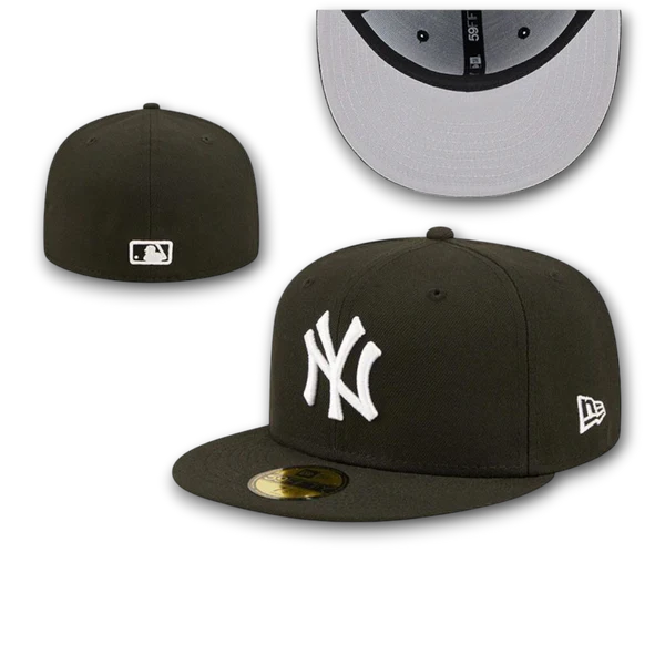New York Yankees New Era Black Team Logo 59FIFTY