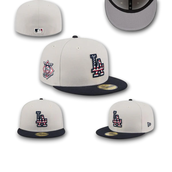 New Era Men's Black Los Angeles Dodgers 2024 Fourth of July