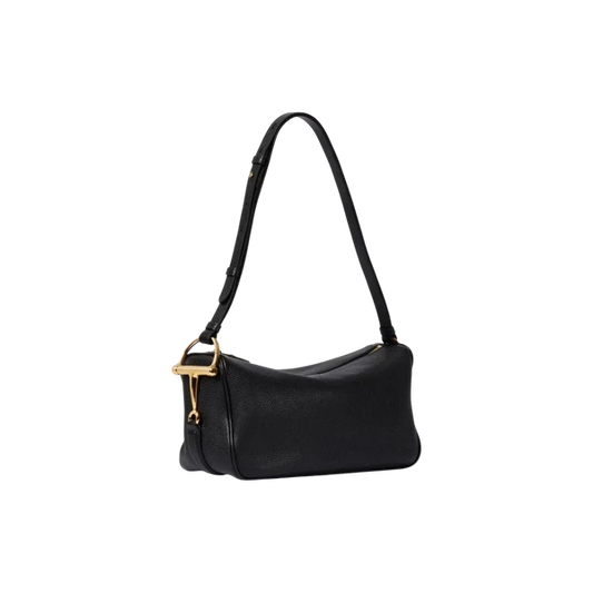 Gucci Half Horsebit medium shoulder bag in black leather