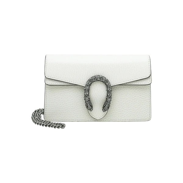 Gucci White Dionysus Super Mini Bag
