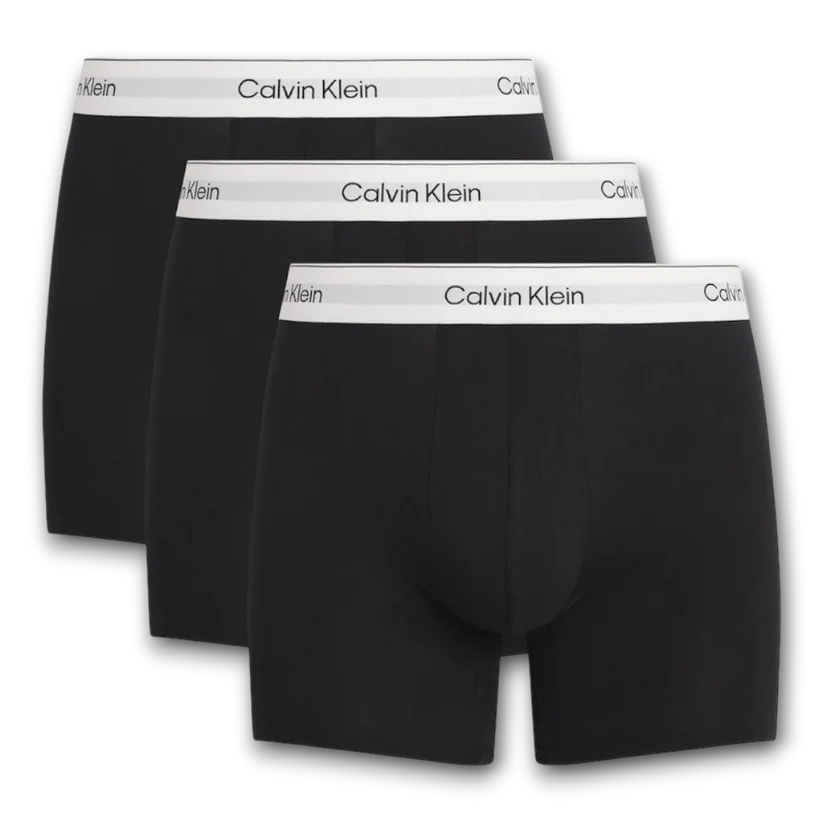 CALVIN KLEIN Stretch-Cotton Icon Boxer Briefs (Pack of 3)