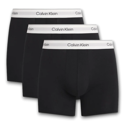 CALVIN KLEIN Stretch-Cotton Icon Boxer Briefs (Pack of 3)