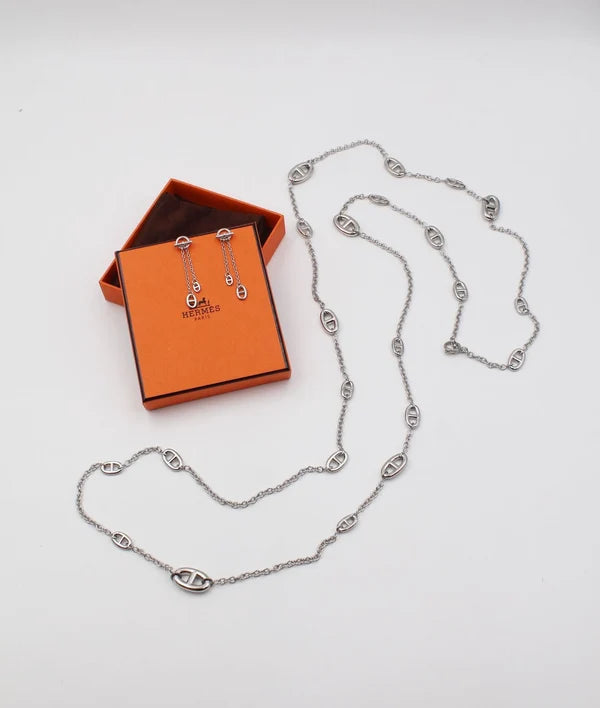 Hermes Farandole Long Necklace 120