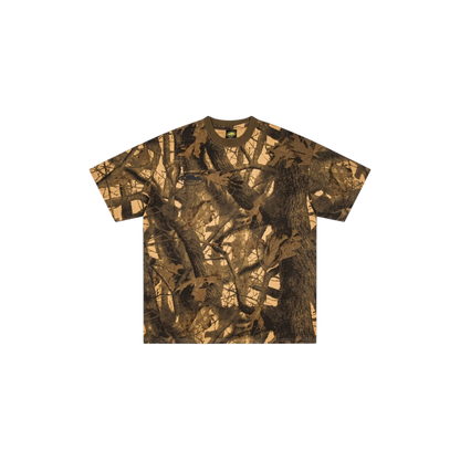 Corteiz Island Puff Print Tee Forest Camo