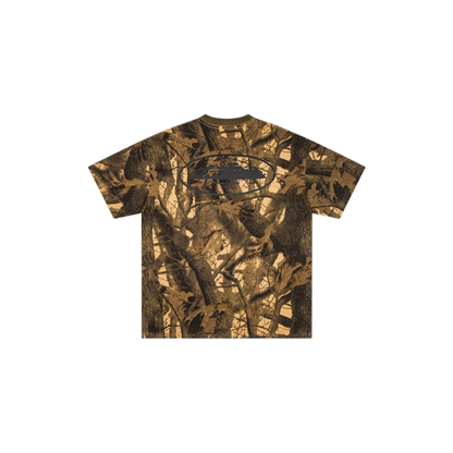 Corteiz Island Puff Print Tee Forest Camo