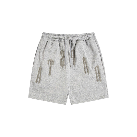 Shorts Casuais Trapstar Com Letras Bordadas