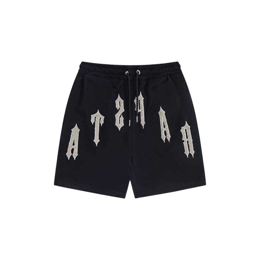 Shorts Casuais Trapstar Com Letras Bordadas