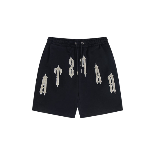 Shorts Casuais Trapstar Com Letras Bordadas