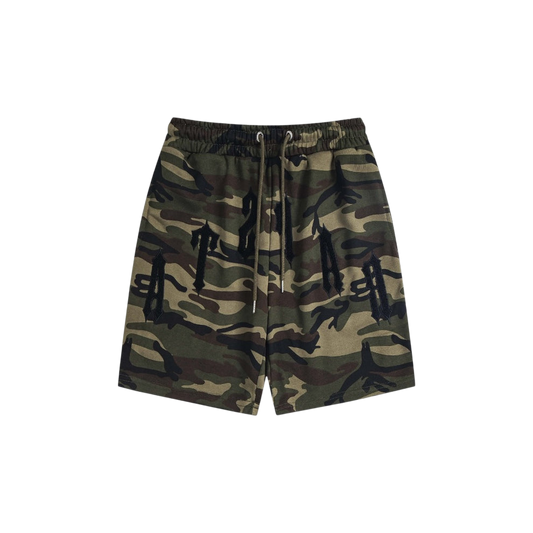 Shorts Casuais Trapstar Com Letras Bordadas
