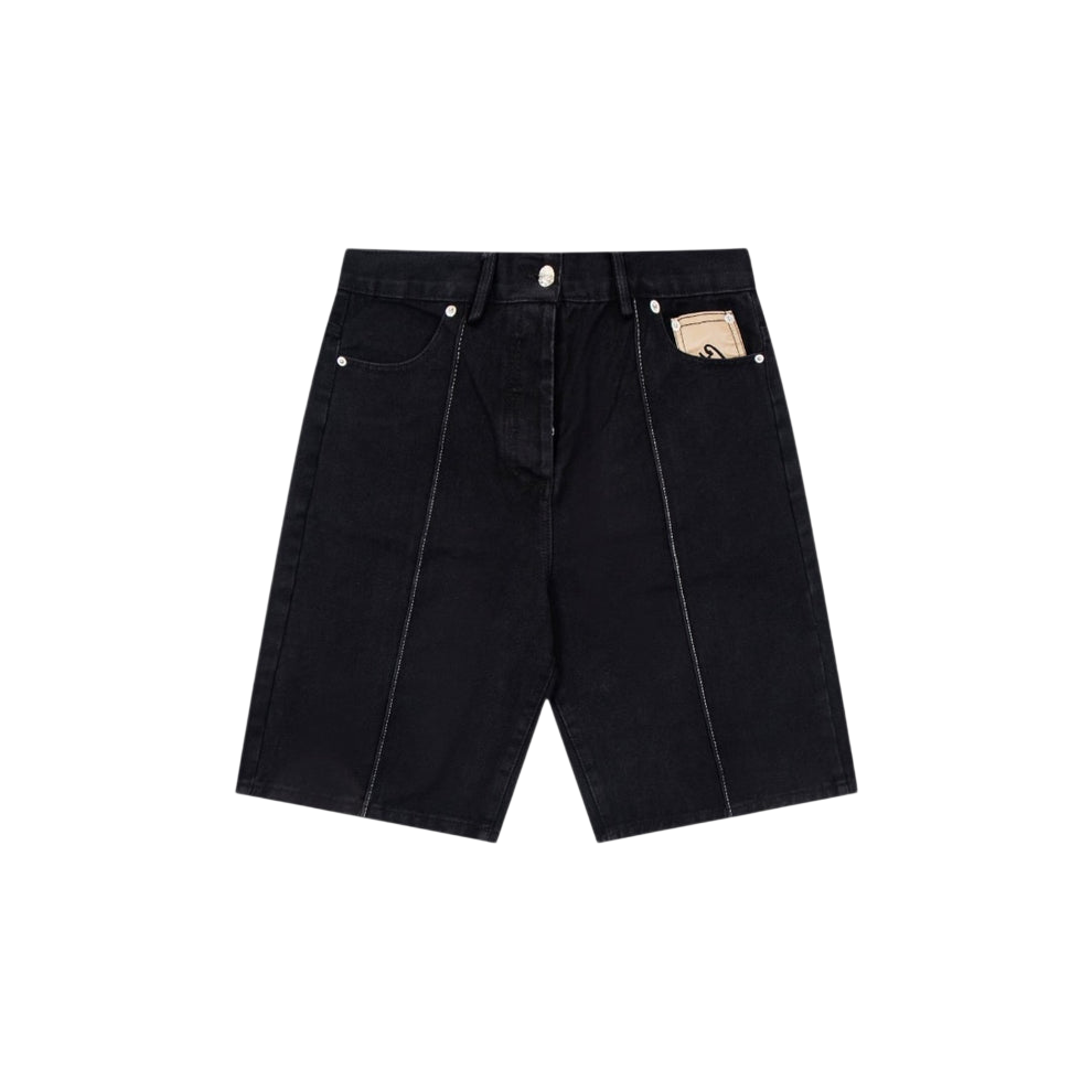 Corteiz C-Star Denim Shorts 'Black'