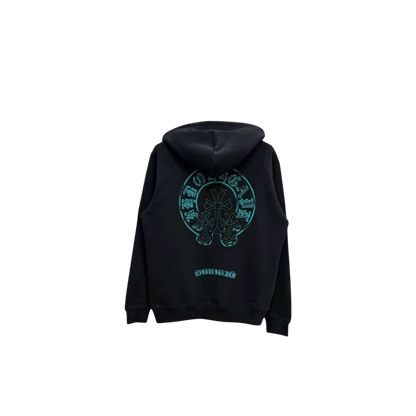 Chrome Hearts Horseshoe Floral Zip Up Hoodie